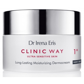 DR IRENA ERIS CLINIC WAY DERMOKREM DŁUGOTRWALE NAWILŻAJĄCY 1° NA NOC 50 ML